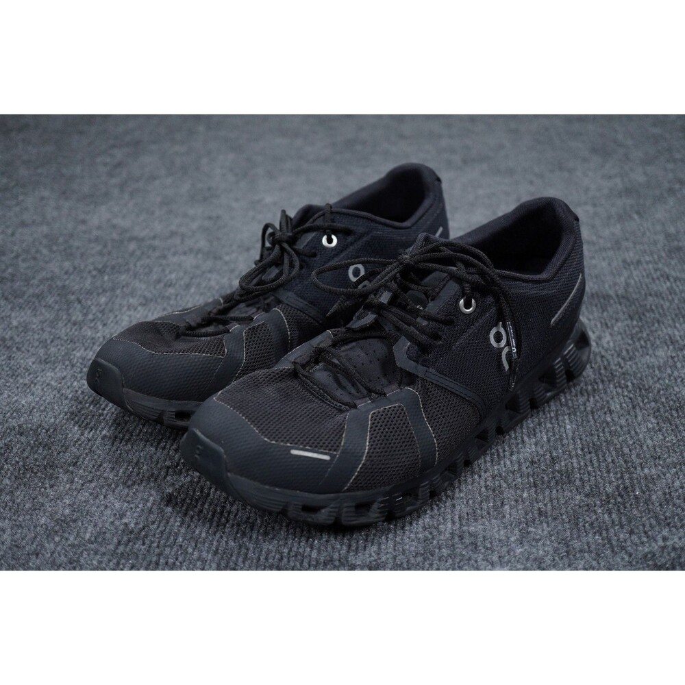 On Cloud 6 Men's 9 Black Black Sneakers Running Walking 3MF10071043